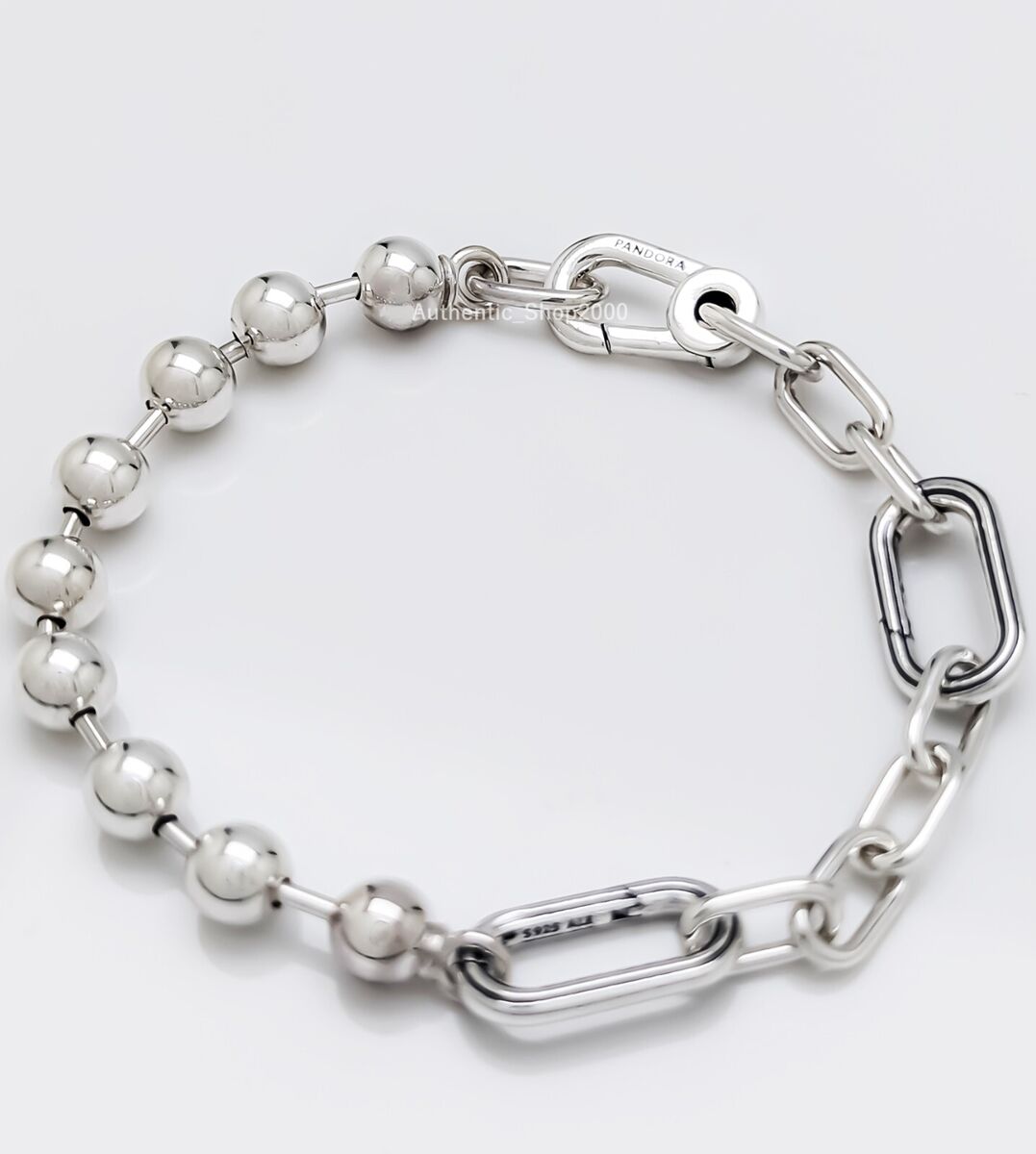 100% Authentic 925 Silver PANDORA ME Metal Bead & Link Chain 100% Authentic 925 Silver PANDORA ME Metal Bead & Link Chain