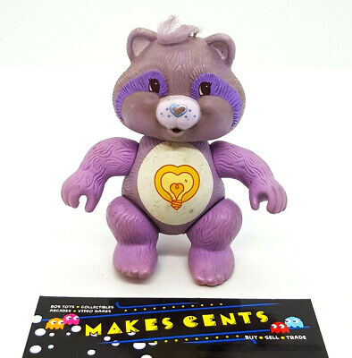 1984 Vintage Care Bears Cousin BRIGHT HEART RACOON Poseable Figure Kenner | eBay