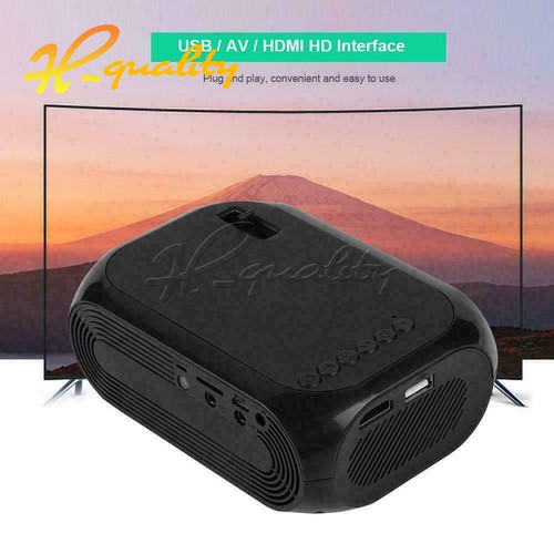 Mini Projector HD LED Portable Home Theater Cinema 1080P AV USB AV HDMI - Picture 2 of 13