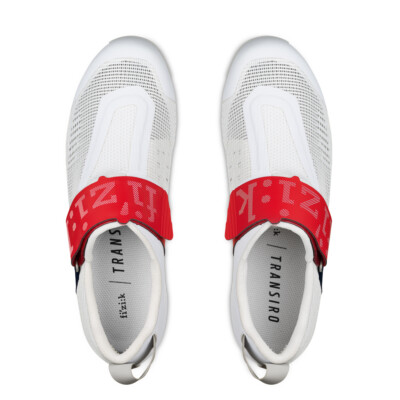 Fizik Transiro Hydra Aeroweave Carbon Triathlon Shoes White / Red