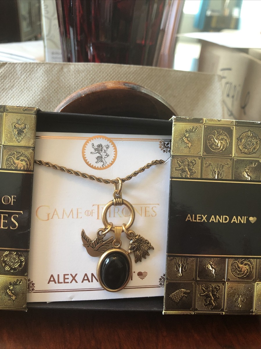 Alex And Ani Game Of Thrones Lannister 21 In Adjustable Trio Necklace