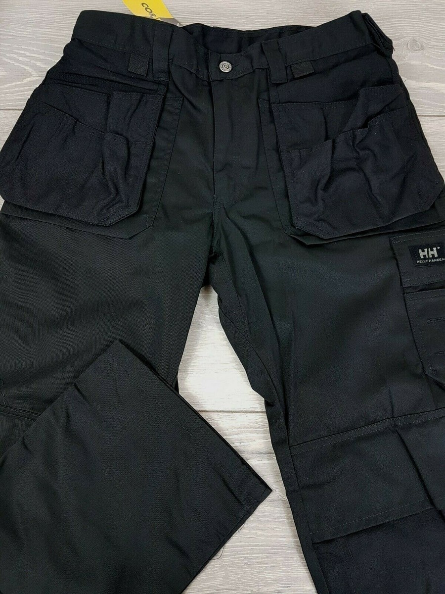 Helly Hansen ROTHEN Mens Pants CORDURA Workwear Trousers BLACK C64 - Main Image