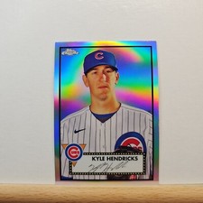2021 TOPPS Chrome Platinum Baseball Kyle Hendricks base REFRACTOR card # 364