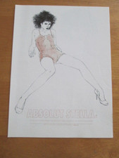 ABSOLUT STELLA (McCartney) designer  4 page vtg Art Print Ad lingerie dress etc