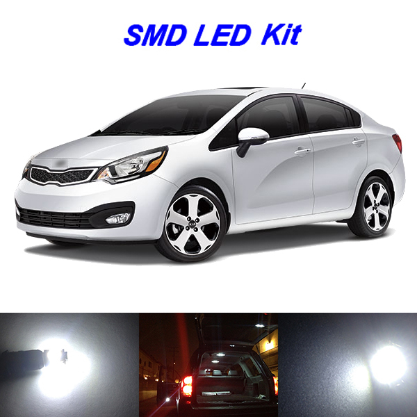 8 x White LED Bulbs for 20122016 Kia Rio Reverse License Plate + Interior Light eBay