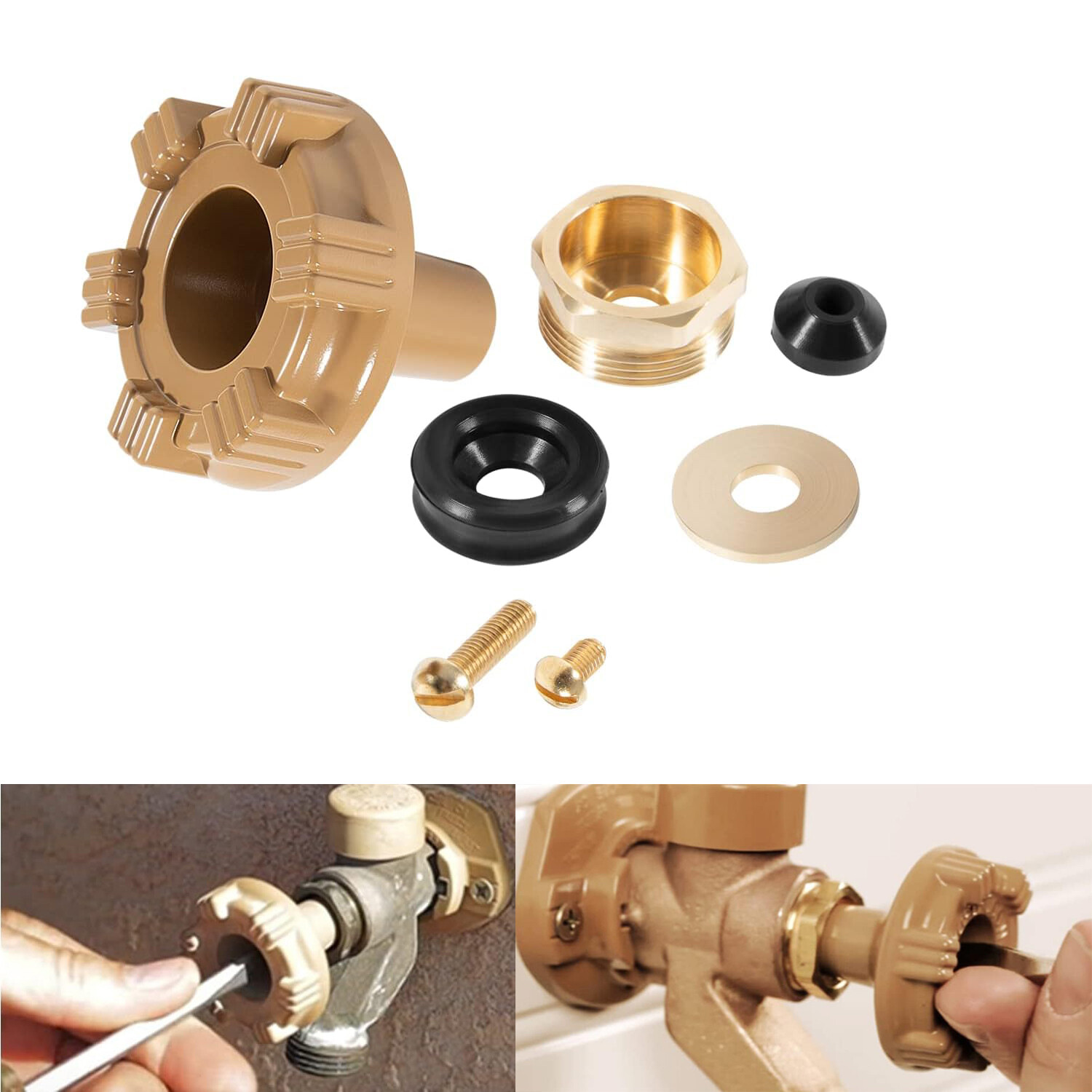 RK-14MH Repair Kit Metal Handle Outside Faucet Compatible with Model 14,Model 18