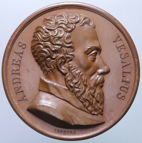UOMINI ILLUSTRI MEDAGLIA 1820 ANDREA VESALIO OPUS LEFEVRE
