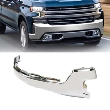 NEW Chrome Steel Front Bumper Face Bar for 2019 - 2021 Chevy Silverado 1500