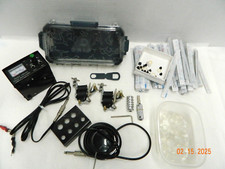 LOT TATTOO SUPPLIES NEEDLES FOOT PEDAL CHROME PARTS INDICATOR