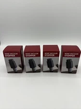 Wine Vacuum Stoppers Lot Of 4 - Free Ship