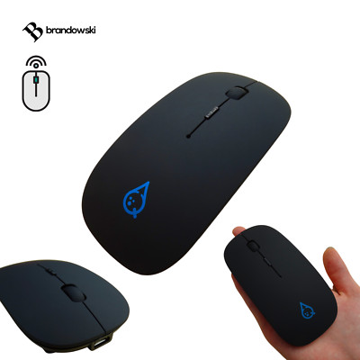 Bluetooth Maus Wireless Akkubetrieben 1600DPI Kabellos Flach Apple Mac iOS