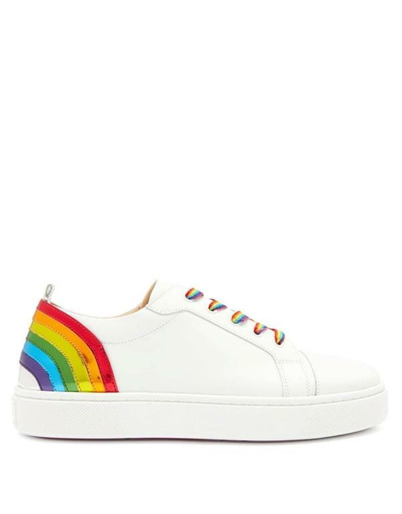 Christian Louboutin ARKENSPEED Rainbow Leather Low Top Christian Louboutin ARKENSPEED Rainbow Leather Low Top
