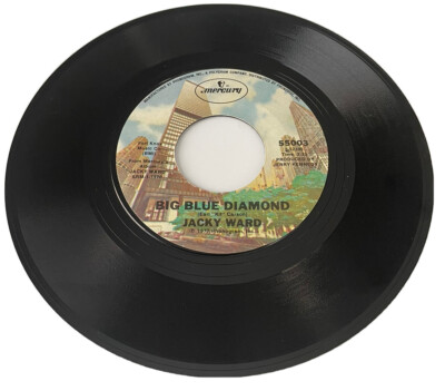 Jacky Ward: Fools Fall In Love / Big Blue Diamond, 45 RPM (box22)
