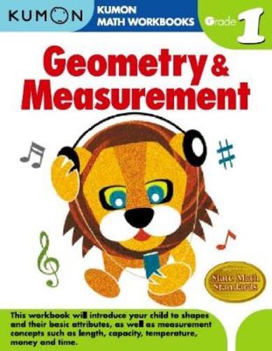Kumon Grade 1 Geometry & Measurement (Tascabile)