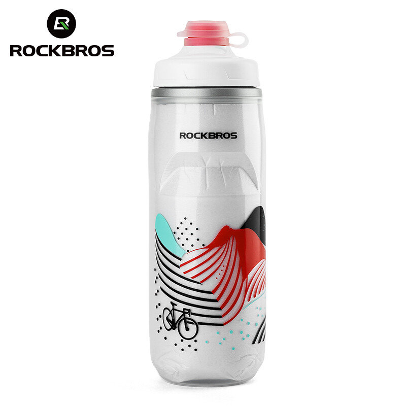 Borraccia Termica ROCKBROS 620ml - Per Bici, Sport, Isolamento A 3 Strati, Senza BPA - Foto 7