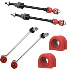 6PC Front/Rear Sway Bar Links + Front Bushings FITS 2009-2019 Dodge Ram 1500