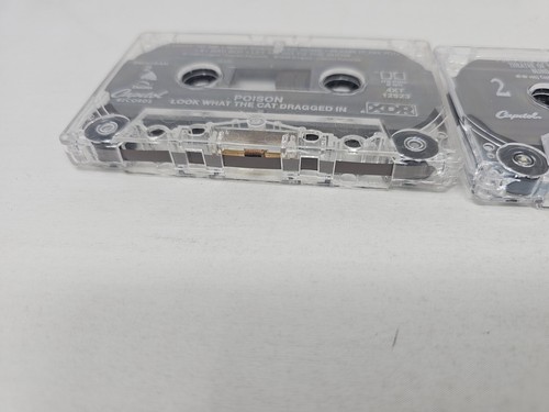 POISON- 5 Cassette Lot 3 Studio 1 Live 1 Single Capitol Records Pre-owned - Picture 20 of 24