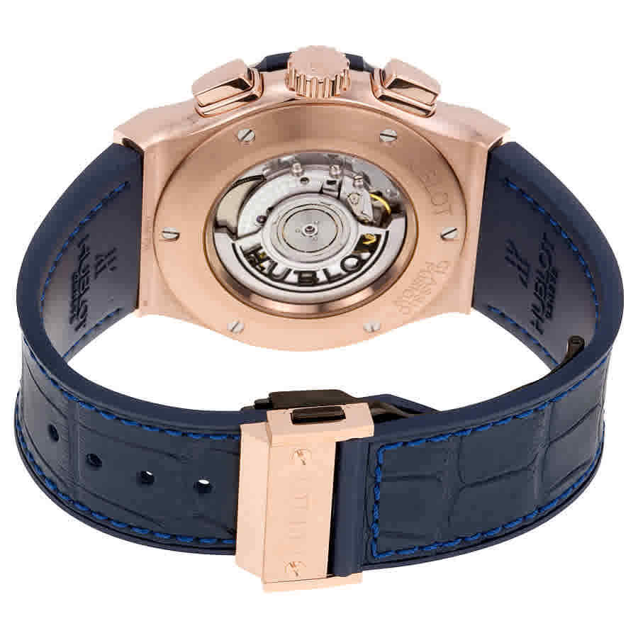 Hublot Classic Fusion Automatic Blue Sunray Dial 18kt King Gold Men's Watch image