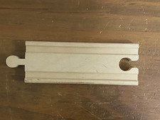 Vintage Brio Wooden Train Railway Straight Track 4.5"