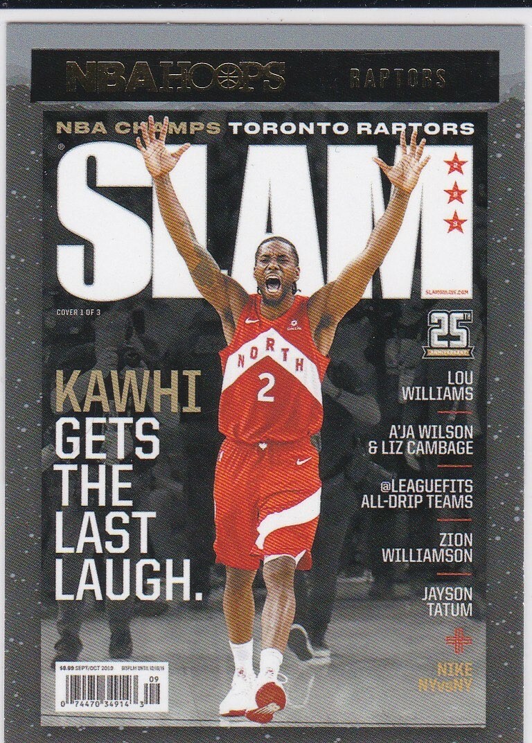 KAWHI LEONARD Toronto Raptors 2020 NBA HOOPS Basketball SLAM