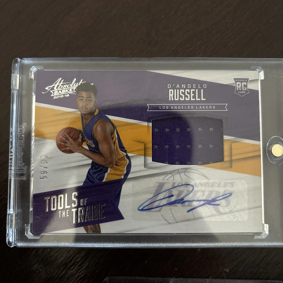 Panini Absolute 2015-16 - Herramientas del comercio D'Angelo Russell / Foto 2 de 4