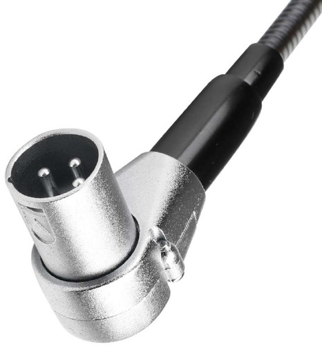 Ultrahelle LED XLR 3 pol Schwanenhalslampe DJ Flexilight Minilight Winkelstecker - Picture 7 of 8