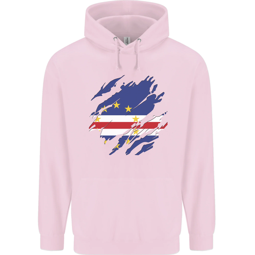 Torn Cape Verde Flag Verdean Day Football Childrens Kids Hoodie - Picture 66 of 88