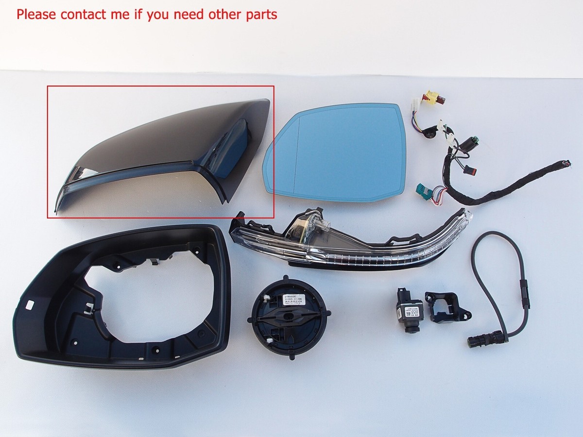 17-26 OEM AUDI Q5 Q7 SQ5 SQ7 EXTERIOR MIRROR COVER left MOONLIGHT