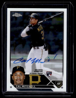 Cal Mitchell 2023 Topps Chrome Rookie Autograph Auto Card #RA-CMI