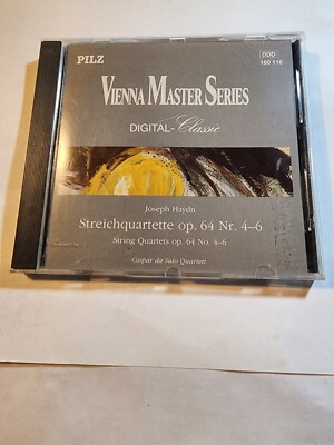 Joseph Haydn: String Quartets op. 64 Nos. 4, 5, 6 (CD, 1988, PMG) VG+/EX CD2