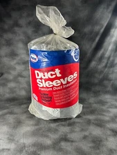 Master Flow 8 In 5 ft length R-6 Ductwork Insulation Sleeve Air Quality Energy