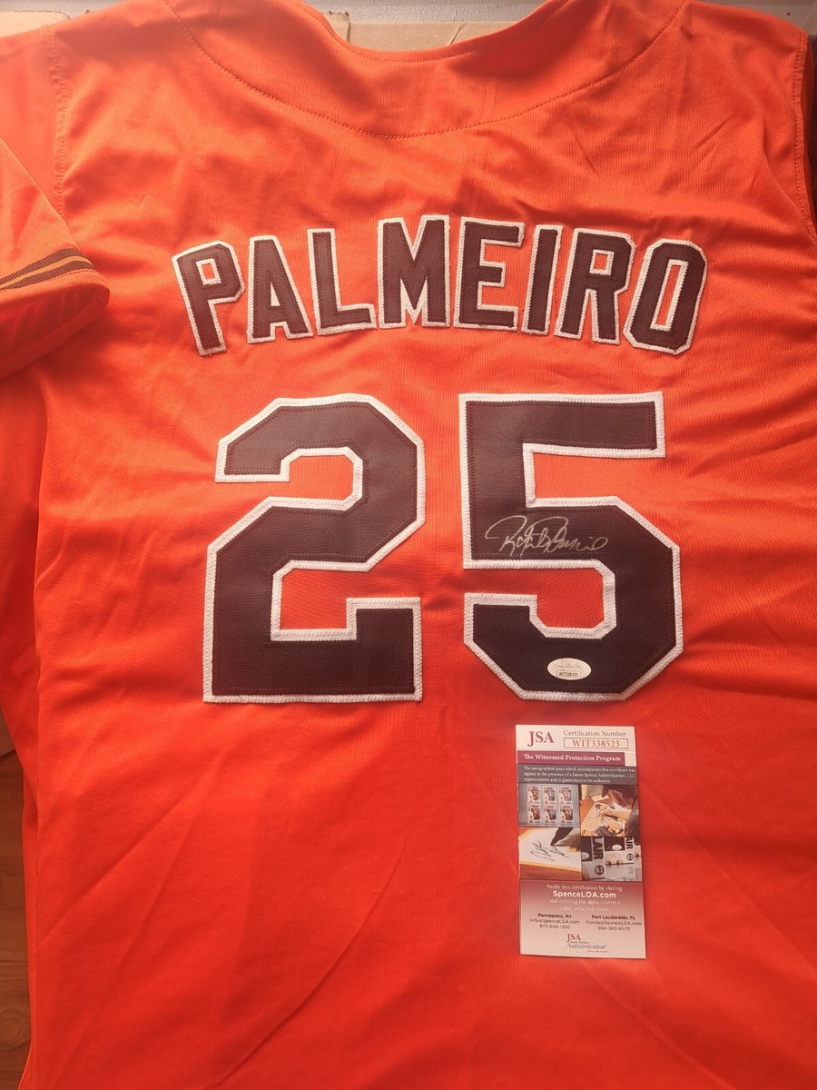 Rafael Palmeiro Baltimore Orioles Signed Jersey JSA Autograph 500