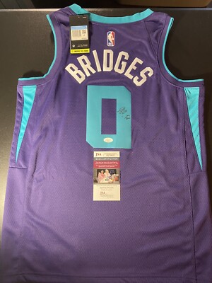 Miles Bridges Signed Autographed Swingman Jersey Purple