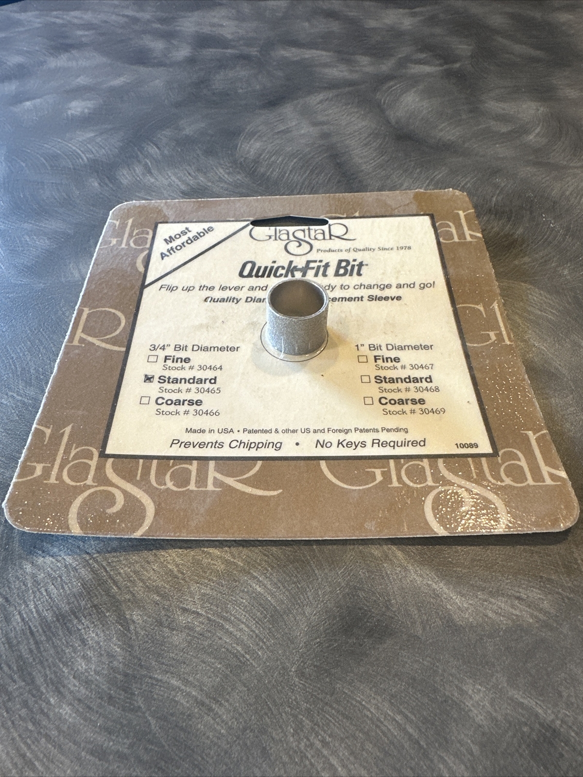 GLASTAR 10089 QUICK FIT BIT 3/4" STANDARD FOR STAINED GLASS GRINDER eBay