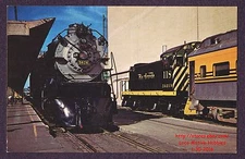LMH Postcard CHICAGO BURLINGTON QUINCY 4-8-4 Northern CB&Q #5626 RIO GRANDE #118