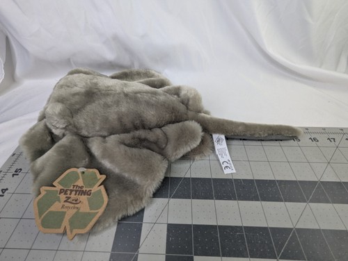 The Petting Zoo Stingray Plush 15 Inch Gray Stuffed Animal Toy - Imagen 9 de 9