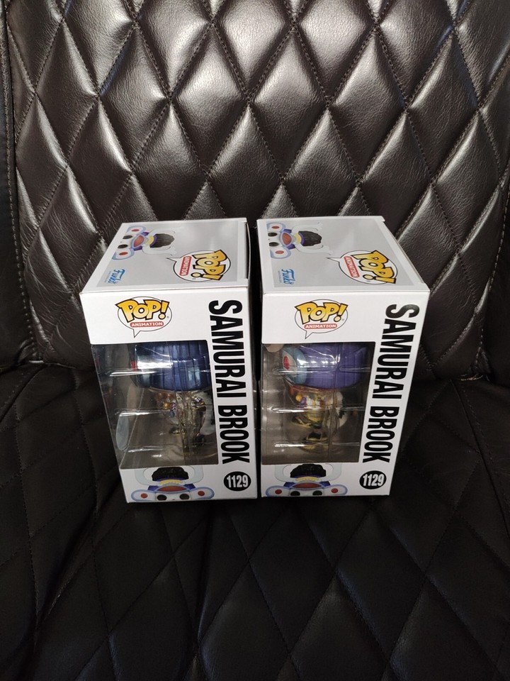 2025 NUEVOS 3 estilos FUNKO POP ONE PIECE Samurai Brook #1129 Chase #1129 Figura de acción de