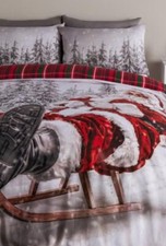 🎄Traditional Christmas Single Duvet Bedding Set, BNWT