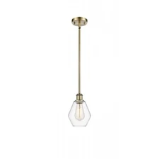 Innovations Ballston Cindyrella 6" Mini Pendant 1S, AB/CL - 516-1S-AB-G652-6