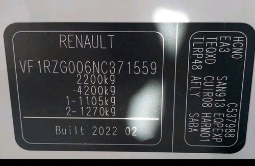 OEM RENAULT KOLEOS HZG - 8/2016 to CURRENT CAMERA FRONT WINDSCREEN 284628910R - Picture 8 of 8
