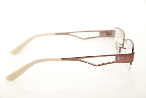 Monturas de gafas Ray Ban RB6167 2511 51 mm marrón beige raras auténticas - Imagen 6 de 12
