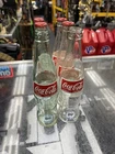 Vintage 2002 Mexican Glass Coca Cola Soda Bottle 355ML X6