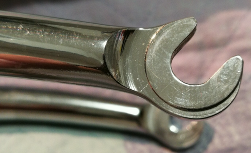 SOMEC BRAND USED STEEL FORK VERY GOOD CONDITION FORCELLA - Picture 5 of 12
