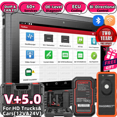 2024 LAUNCH X431 V+ PRO3S+ PRO5 Coding Car Full System Diagnostic Scanner Tool