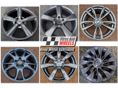 GREY POWDER COAT REFURBISHMENT for 20'' ALLOY WHEELS NW LONDON