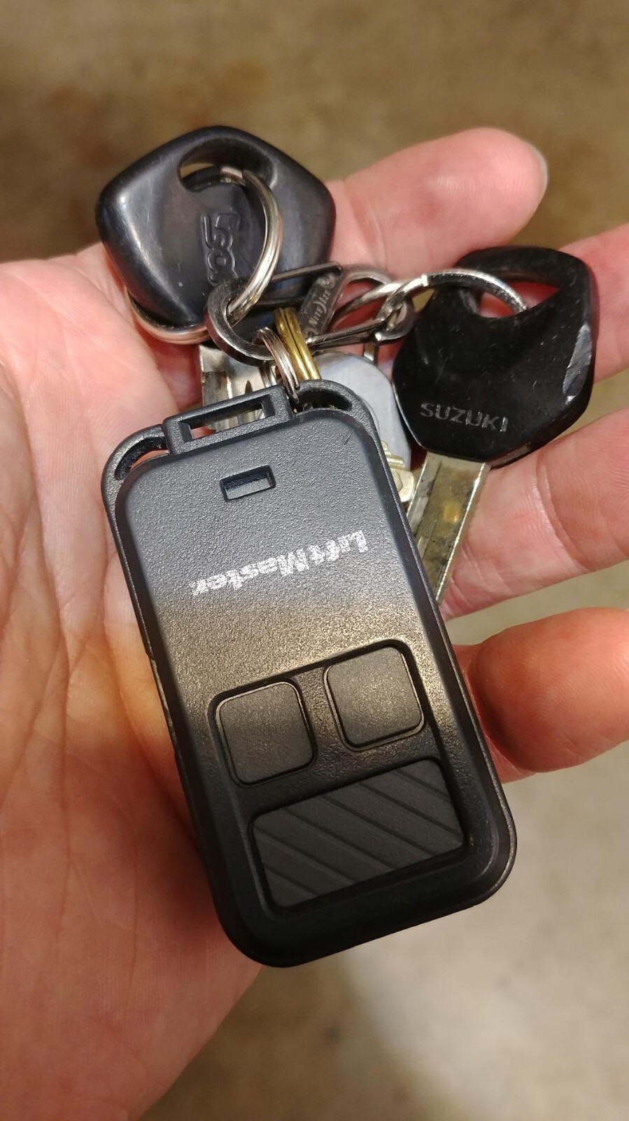 LiftMaster Garage Door Opener Mini Key Chain🚗🔑 Remote Transmitter