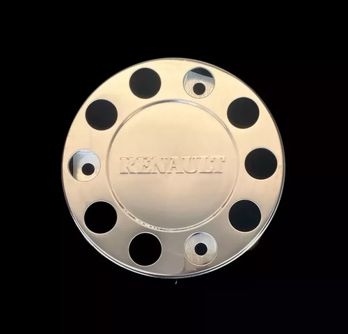 For Renault Truck Stainless Steel 22.5" Truck Wheel Trim Covers 4 Pcs - Imagen 4 de 5