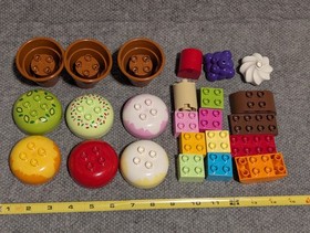 LEGO Duplo 10574 Creative Ice Cream Set Complete 24 Pieces No Box  *READ