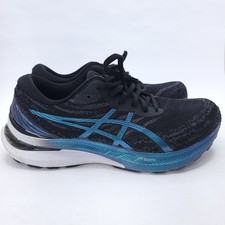 ASICS GEL-Kayano 29 Platinum Shoes Mens Size 9 Running Sneakers Black Blue Gym