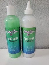 Hair Spa LA Aloe Vera Shampoo and Conditioner Set for All Hair Types Full Size